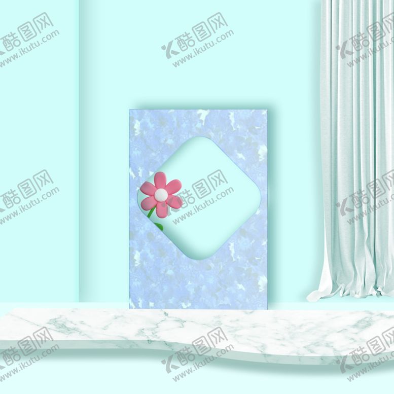 编号：81522710232300357074【酷图网】源文件下载-绿色简约展示台