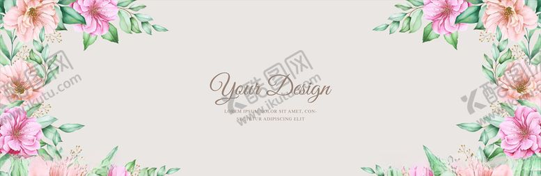 编号：85176110111716222234【酷图网】源文件下载-花卉邀请函