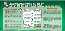 春季健康教育宣传栏