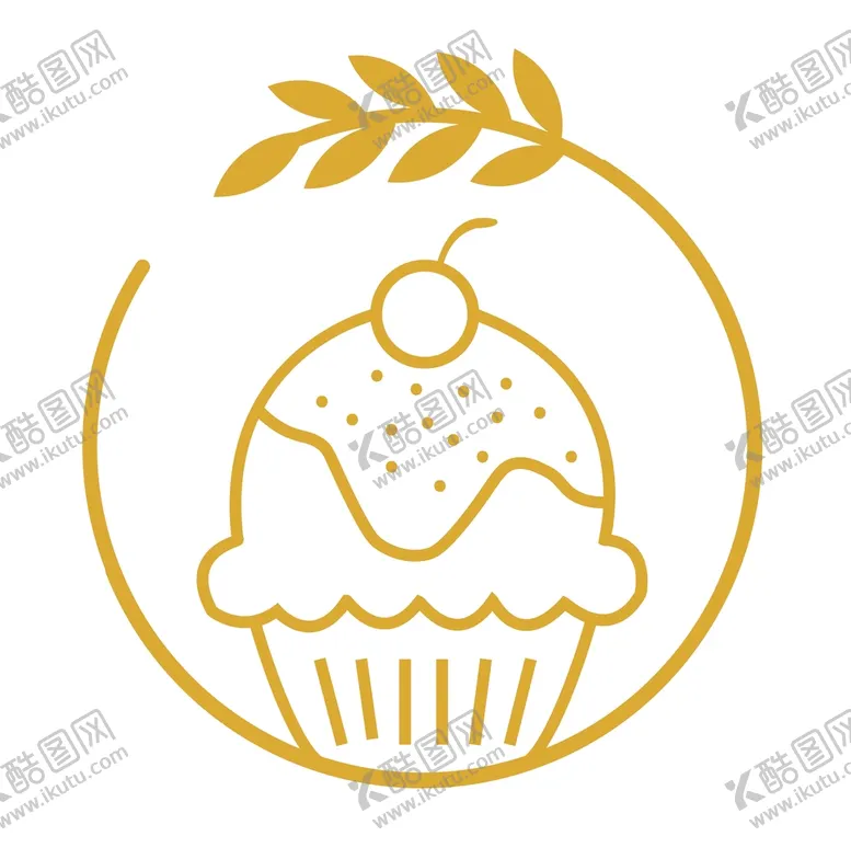 编号：49061209162157052485【酷图网】源文件下载-蛋糕面包麦穗logo