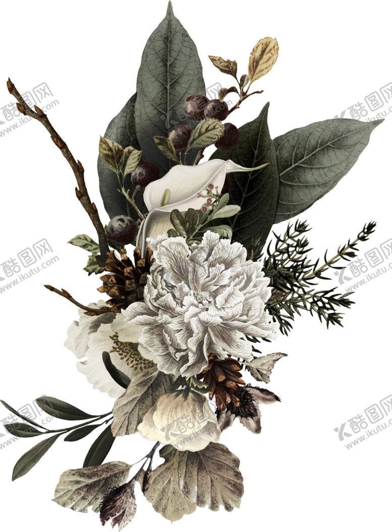 编号：89680309150448562132【酷图网】源文件下载-装饰花png