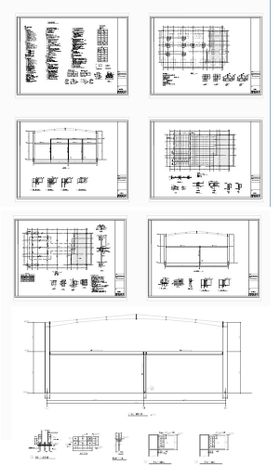 钢构厂房CAD大样图