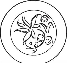 镂空花图案