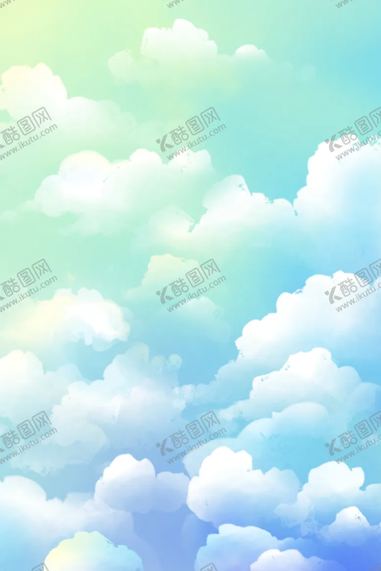 编号：41892309271845063210【酷图网】源文件下载-创意手绘天空图片 