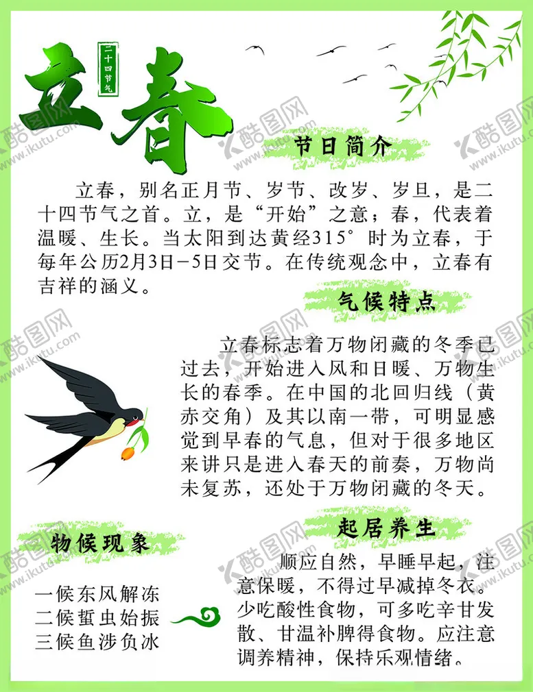 编号：71942801140603543239【酷图网】源文件下载-二十四节气立春海报