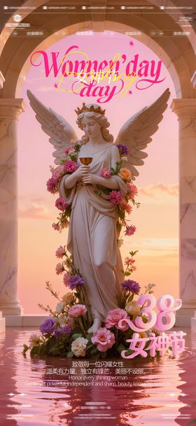 女神节海报