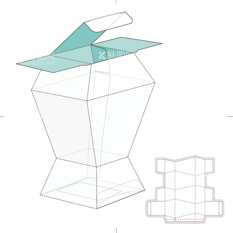 编号：50652010292331349876【酷图网】源文件下载-包装盒刀模