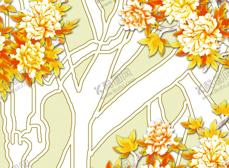 编号：52186109150628114237【酷图网】源文件下载-装饰画背景墙