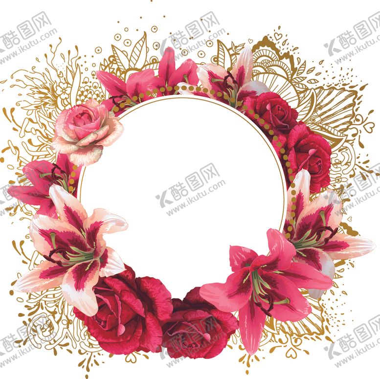 编号：66226805150323592987【酷图网】源文件下载-手绘花朵