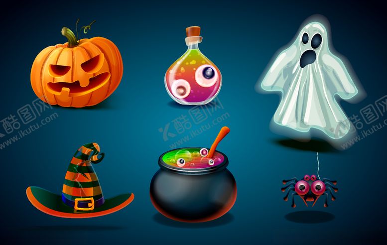 编号：75092409281413534662【酷图网】源文件下载-万圣节元素
