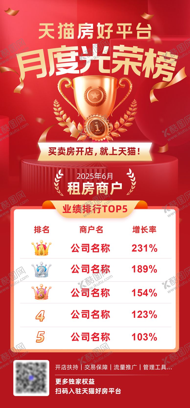 编号：45275411061301574480【酷图网】源文件下载-月度光荣榜宣传海报