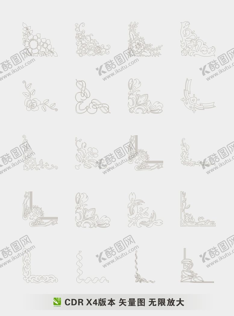 编号：27718512201934568486【酷图网】源文件下载-花纹边框纹理