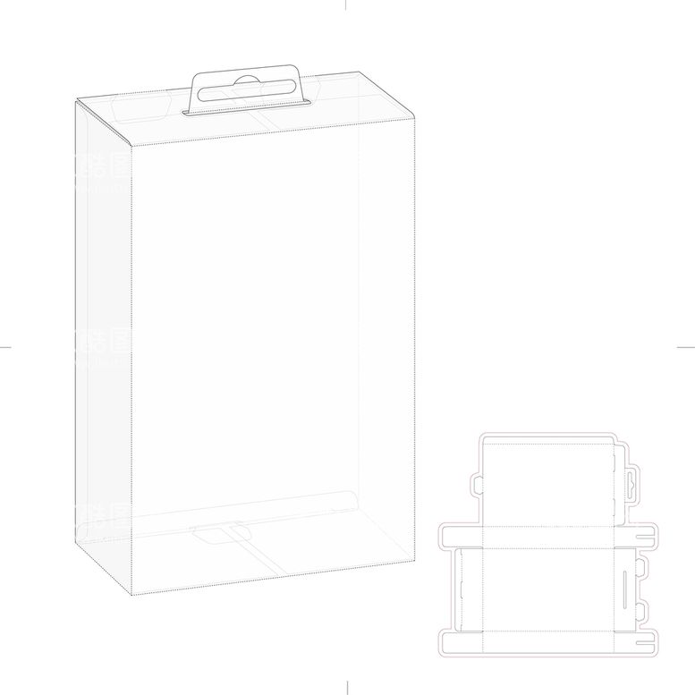 编号：98652109291133228465【酷图网】源文件下载-包装盒刀模图