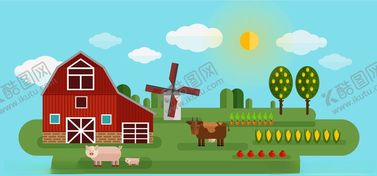 编号：58424710060549592299【酷图网】源文件下载-农场