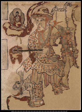 敦煌风格绘画图案
