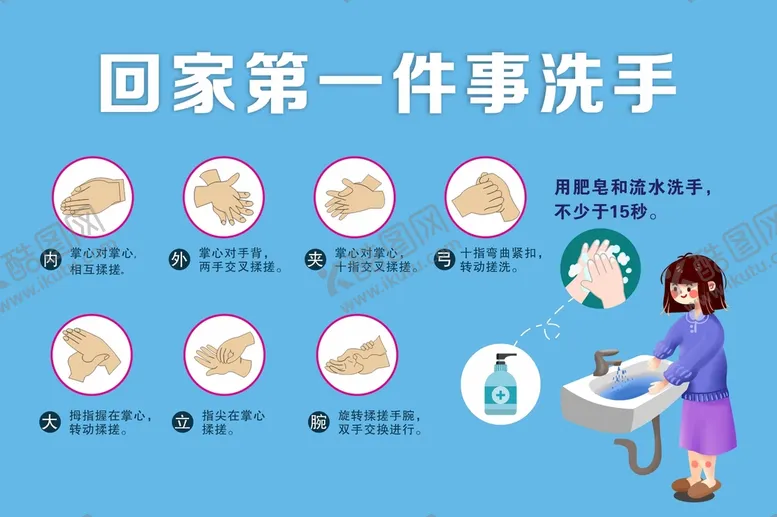 编号：15251012101003252525【酷图网】源文件下载-洗手展板