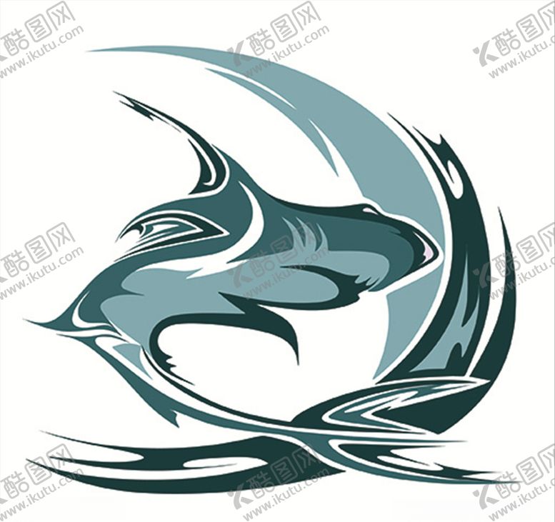 编号：47567909220731284376【酷图网】源文件下载-鲨鱼动物图案剪影混合图标UI标