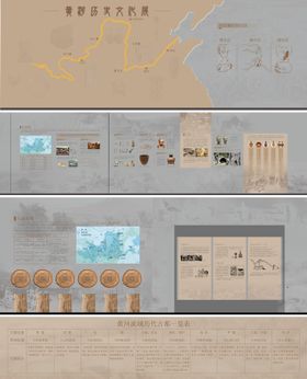 黄河文化展版面设计