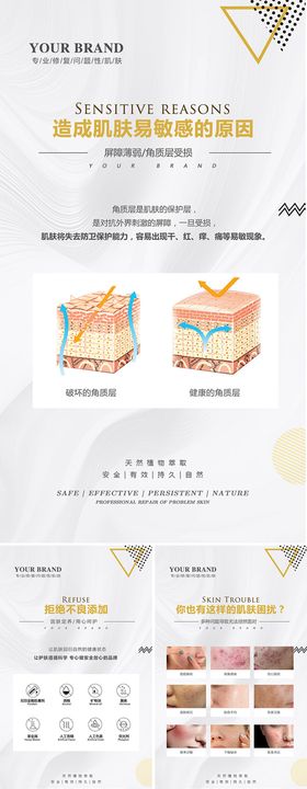 肌肤敏感的原因海报