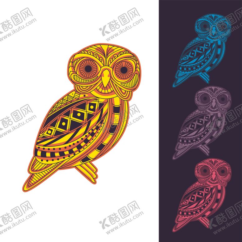 编号：64143610130401244758【酷图网】源文件下载-动物插画