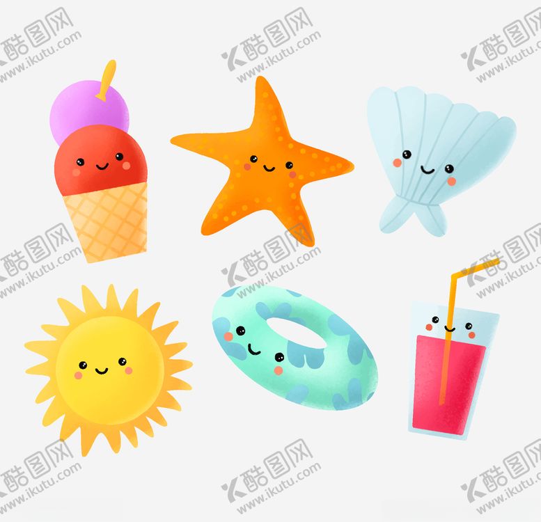 编号：64983707031827594464【酷图网】源文件下载-夏日元素