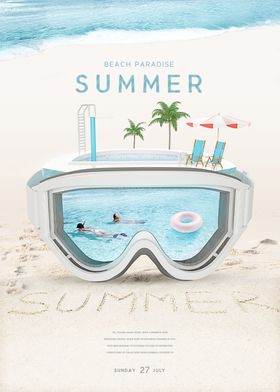 夏季海报图片
