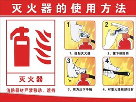 灭火器使用方法