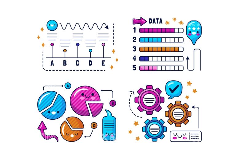 编号：28904501280219584534【酷图网】源文件下载-可爱图表