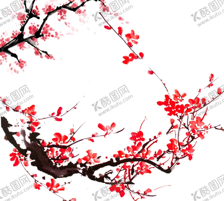 编号：21321706241824524833【酷图网】源文件下载-中国风水墨梅