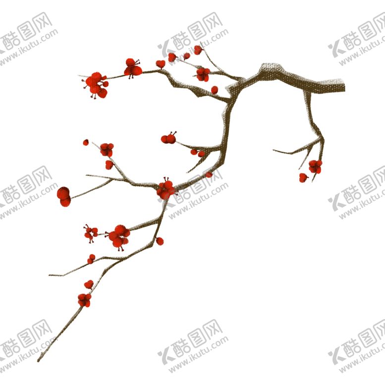 编号：57621909161202396944【酷图网】源文件下载-梅花树枝元素