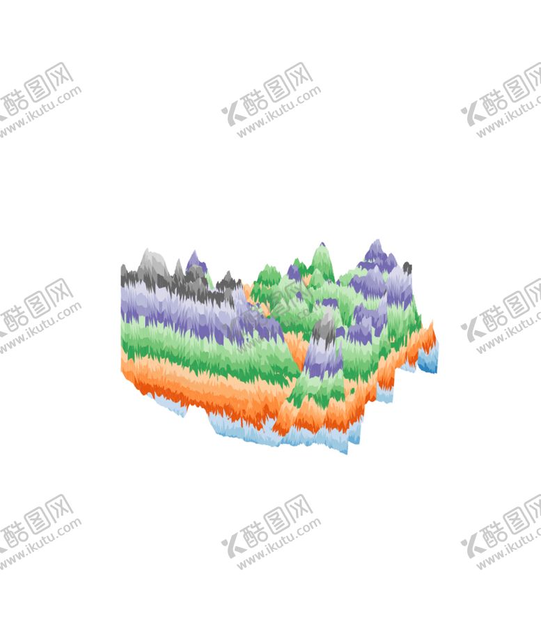 编号：59352005180242011624【酷图网】源文件下载-抽象山峰