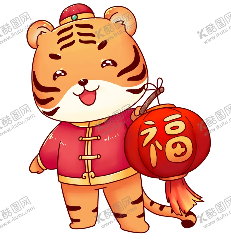 编号：46042302051739236861【酷图网】源文件下载- 虎年国潮插画图片