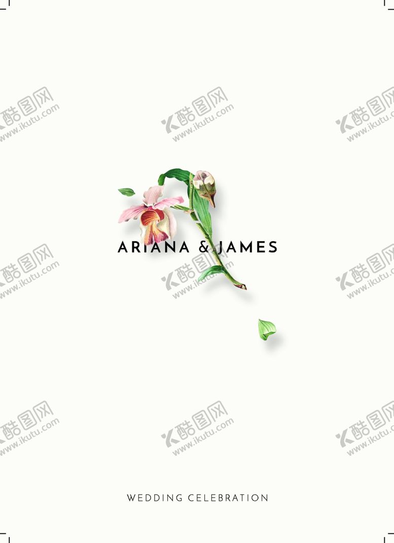 编号：27874410231426095309【酷图网】源文件下载-小清新水彩邀请函设计