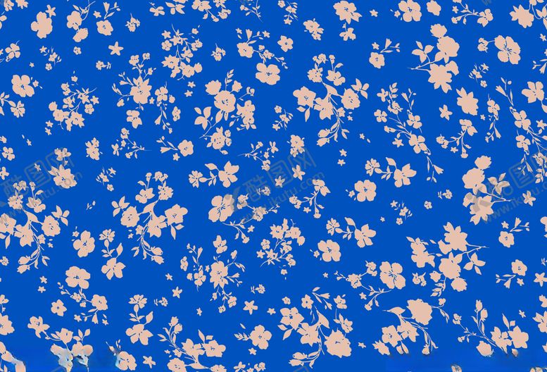 编号：69620011011816113815【酷图网】源文件下载-蓝底碎花