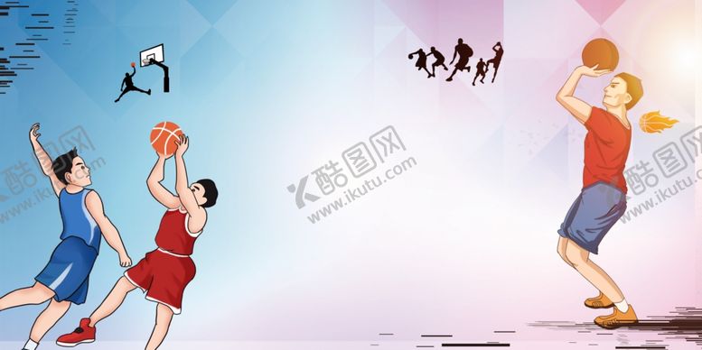 编号：38403205111358027598【酷图网】源文件下载-打篮球