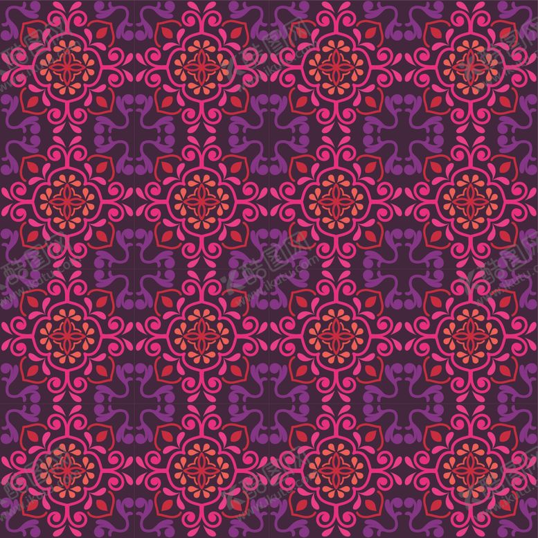 编号：86244809091833142322【酷图网】源文件下载-连续花纹