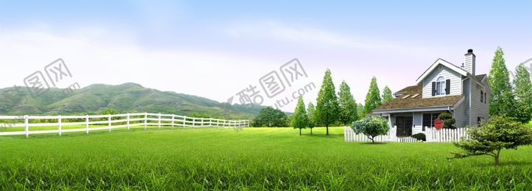 编号：28966206190201307127【酷图网】源文件下载-蓝天白云草地