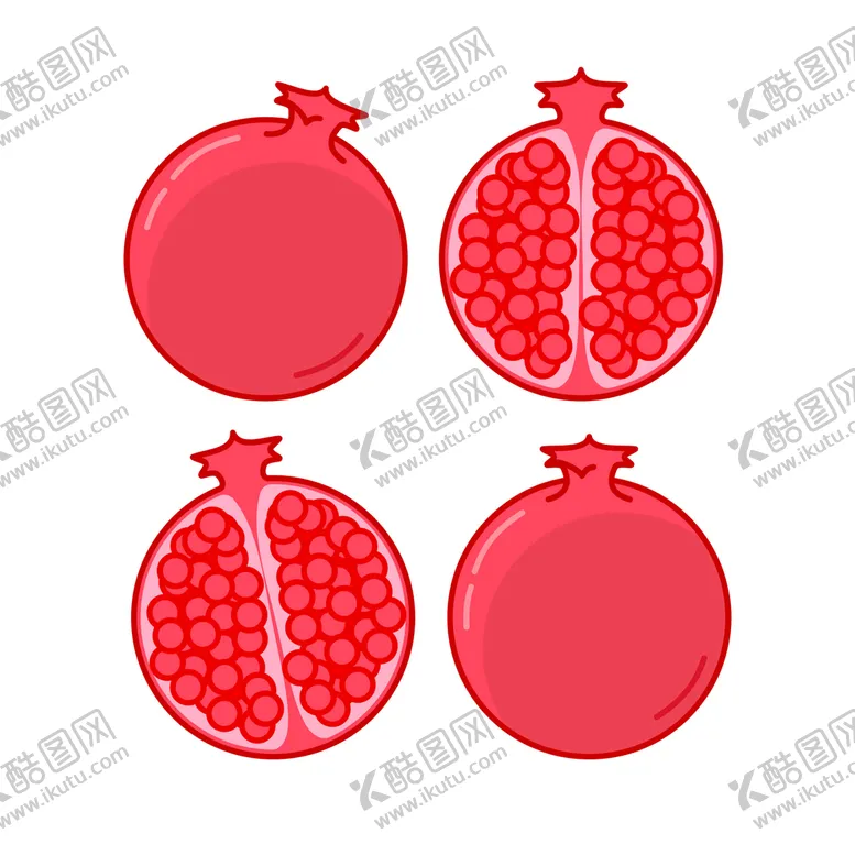 编号：47832109211025006982【酷图网】源文件下载-卡通石榴