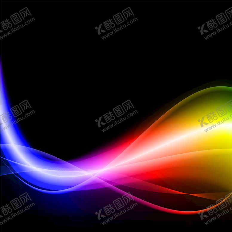 编号：59650309201544082250【酷图网】源文件下载-彩色渐变线条发光背景