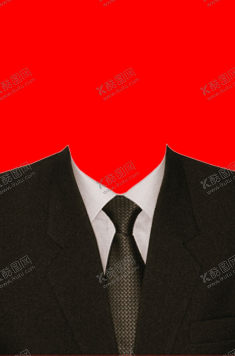 编号：90866507031801325430【酷图网】源文件下载-西装证件照模板