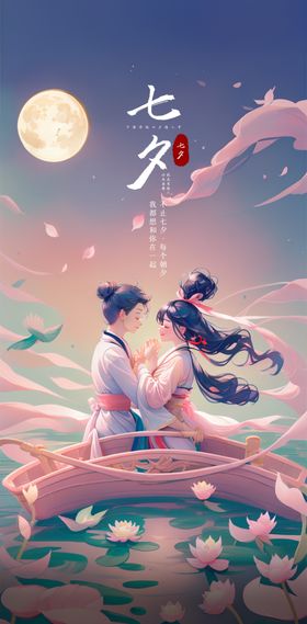 七夕爱在宣传彩页
