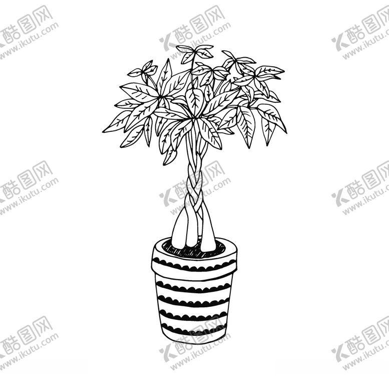 编号：88046909251330394820【酷图网】源文件下载-植物线条