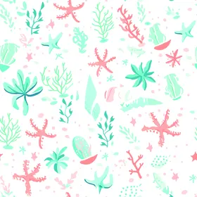 数码印花大牌小碎手绘