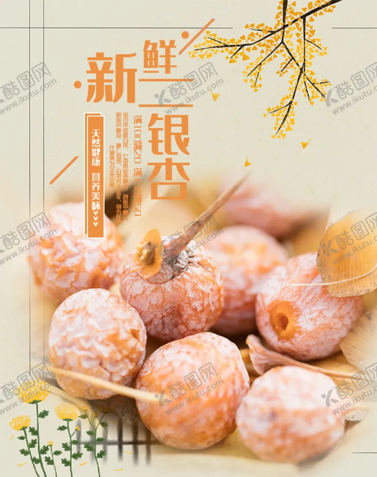 编号：05938210090001036427【酷图网】源文件下载-新鲜银杏