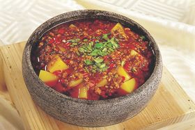 家常菜美食白底图摄影素材