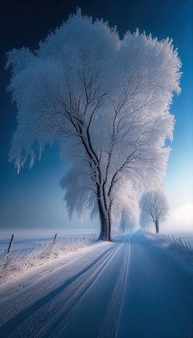 雾凇雪景