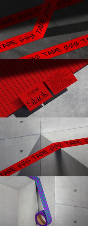 高级感名片胶带效果图样机