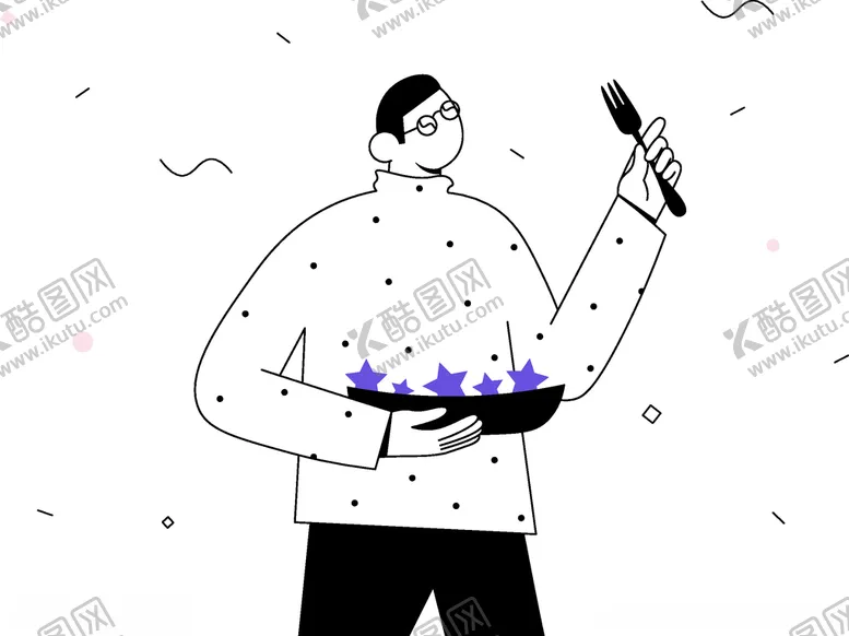 编号：48377405171741417580【酷图网】源文件下载-时尚手绘插画