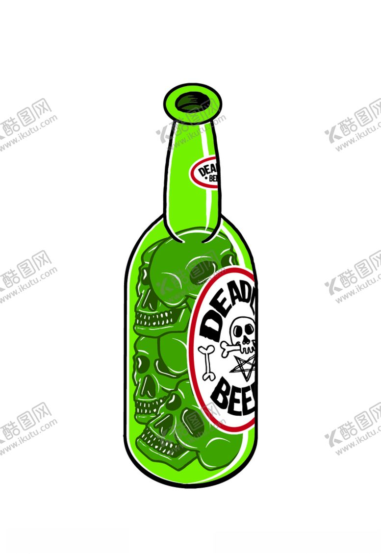 编号：34926907082341556875【酷图网】源文件下载-骷颅瓶子