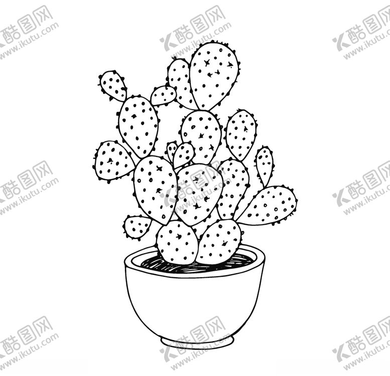 编号：62972607050754598338【酷图网】源文件下载-植物线稿